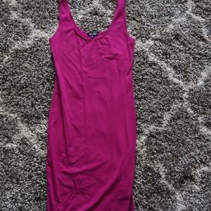 Hot pink Tildon stretchy dress